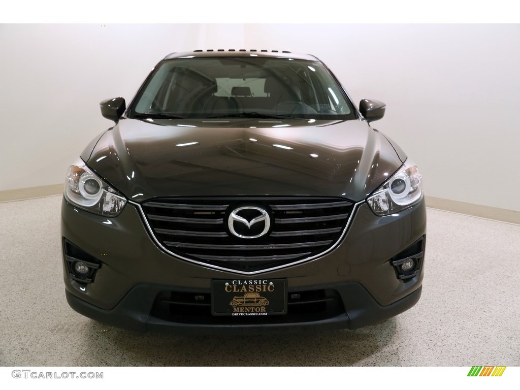2016 CX-5 Touring AWD - Titanium Flash Mica / Black photo #2