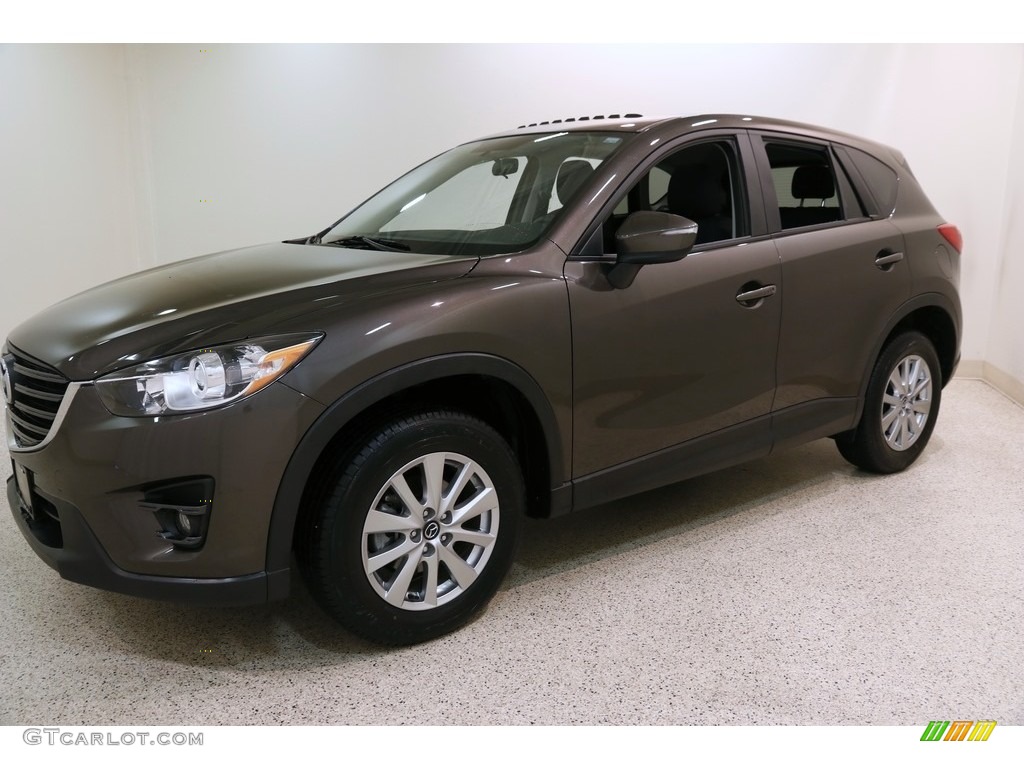 2016 CX-5 Touring AWD - Titanium Flash Mica / Black photo #3