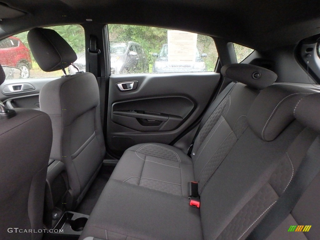 Charcoal Black Interior 2019 Ford Fiesta ST Hatchback Photo #134715593