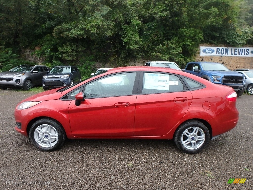 Hot Pepper Red 2019 Ford Fiesta SE Sedan Exterior Photo #134715983