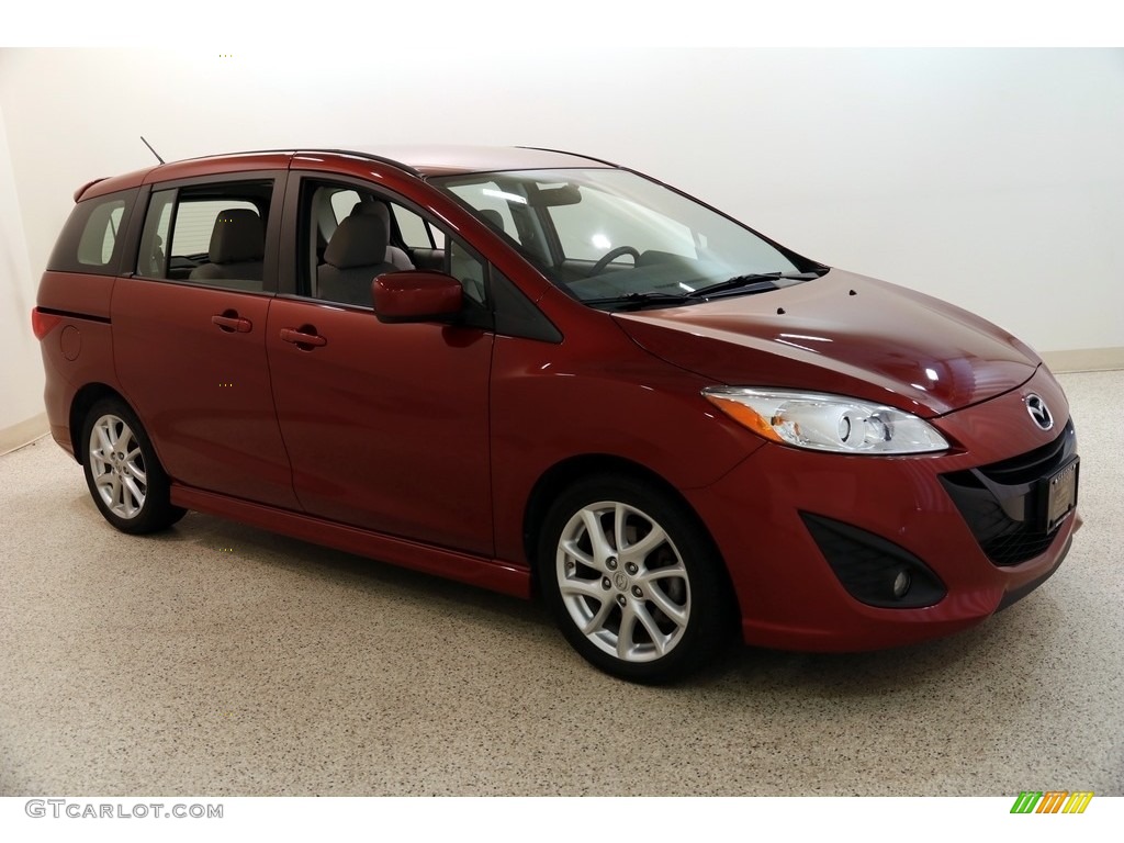 2012 MAZDA5 Touring - Copper Red Mica / Sand photo #1