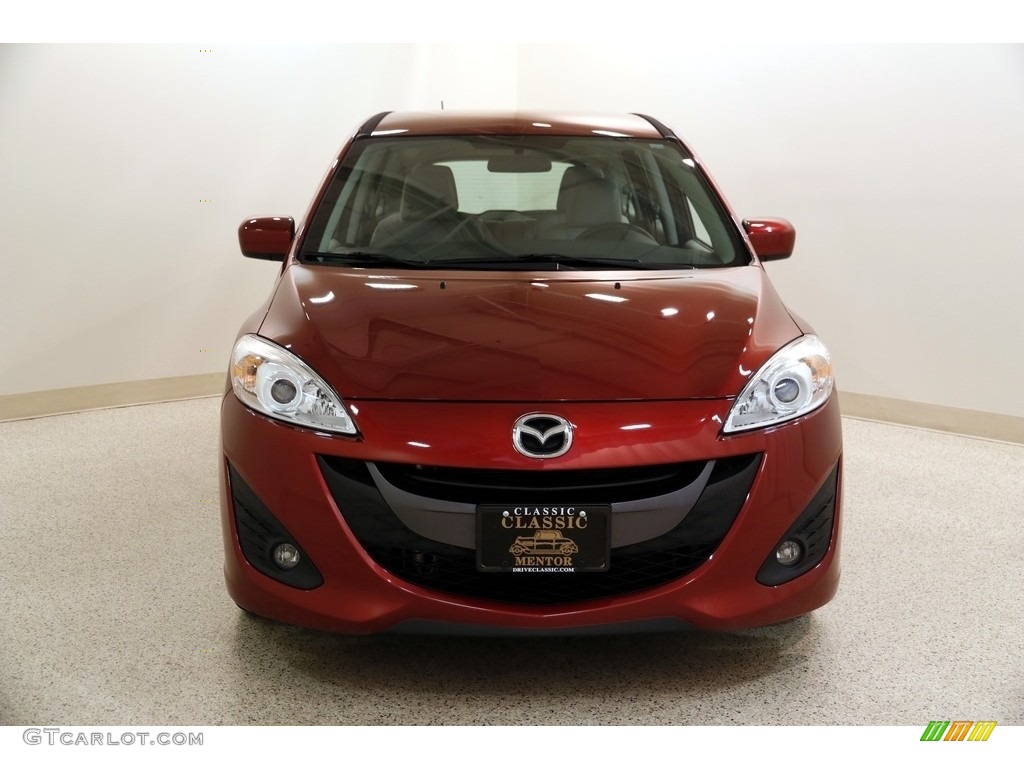 2012 MAZDA5 Touring - Copper Red Mica / Sand photo #2