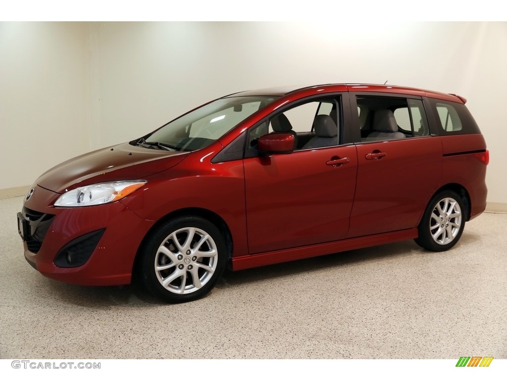 2012 MAZDA5 Touring - Copper Red Mica / Sand photo #3