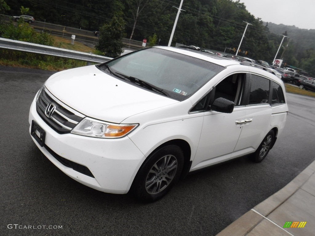 2013 Odyssey EX-L - Taffeta White / Gray photo #5