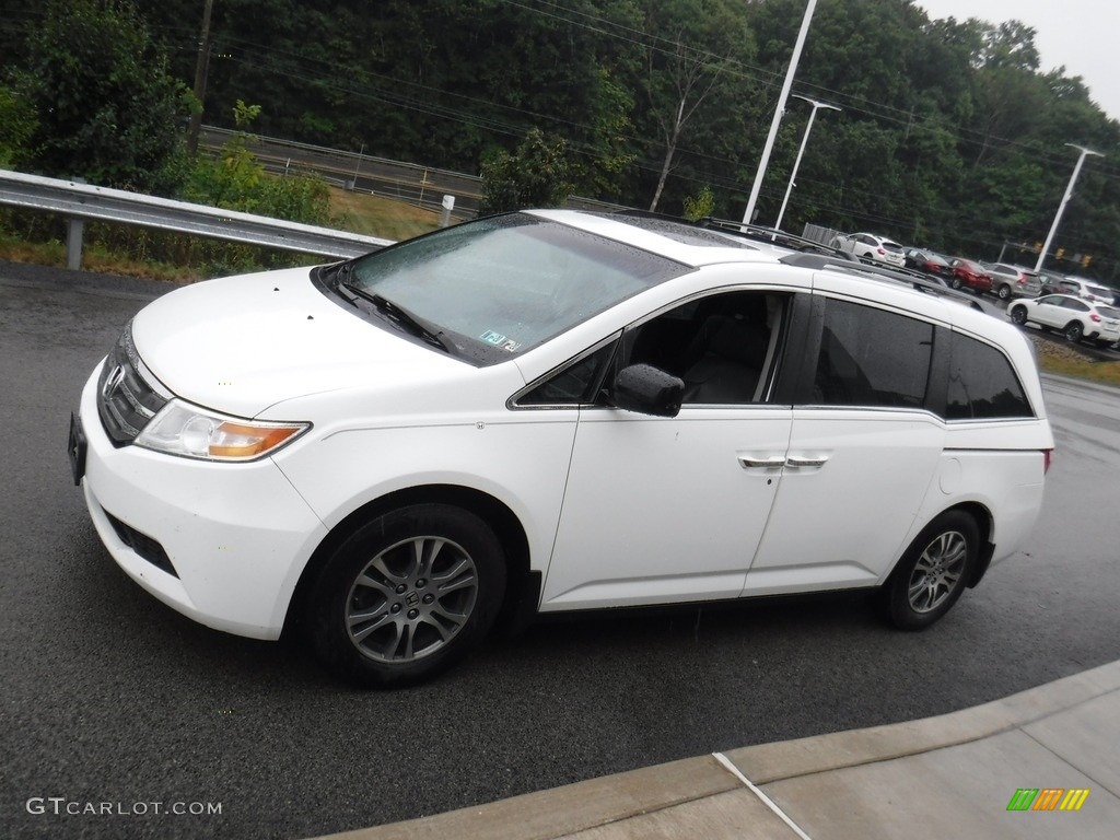 2013 Odyssey EX-L - Taffeta White / Gray photo #6