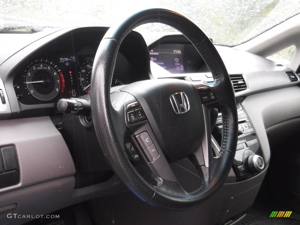 2013 Odyssey EX-L - Taffeta White / Gray photo #11