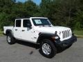 2020 Bright White Jeep Gladiator Sport 4x4  photo #4