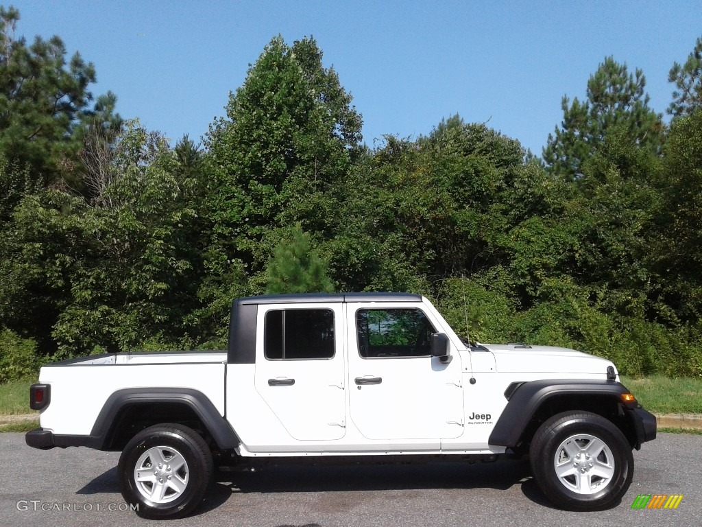2020 Gladiator Sport 4x4 - Bright White / Black photo #5