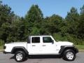 2020 Bright White Jeep Gladiator Sport 4x4  photo #5
