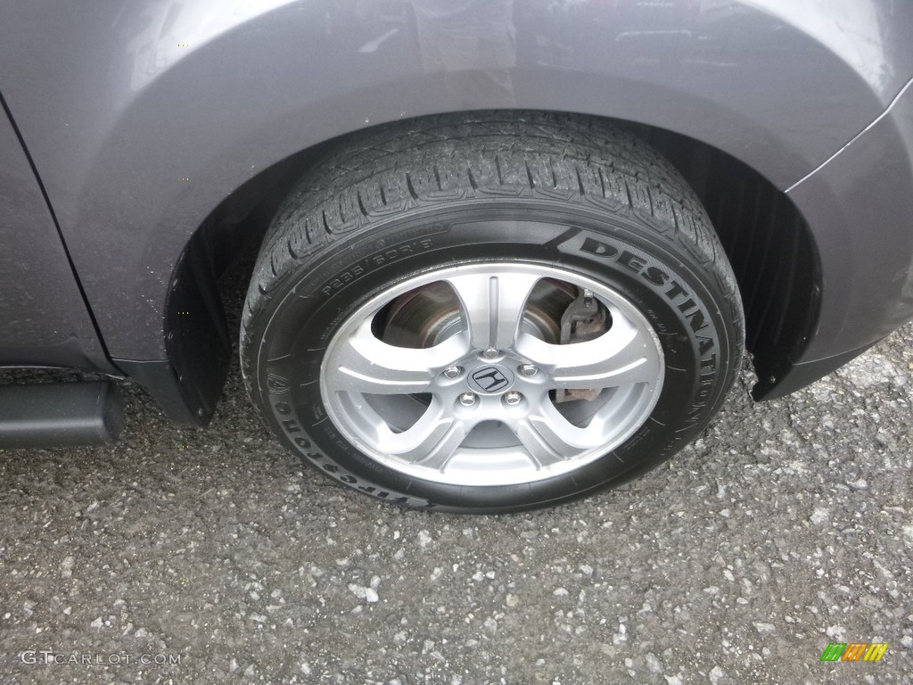 2015 Pilot EX 4WD - Modern Steel Metallic / Gray photo #2