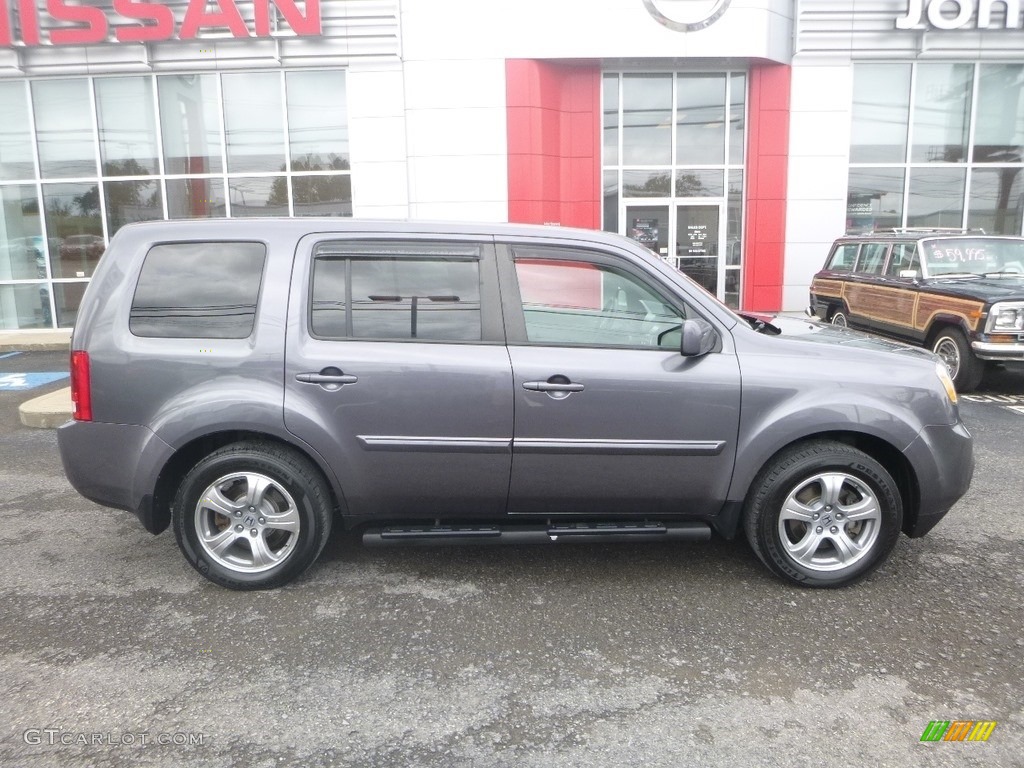 2015 Pilot EX 4WD - Modern Steel Metallic / Gray photo #3
