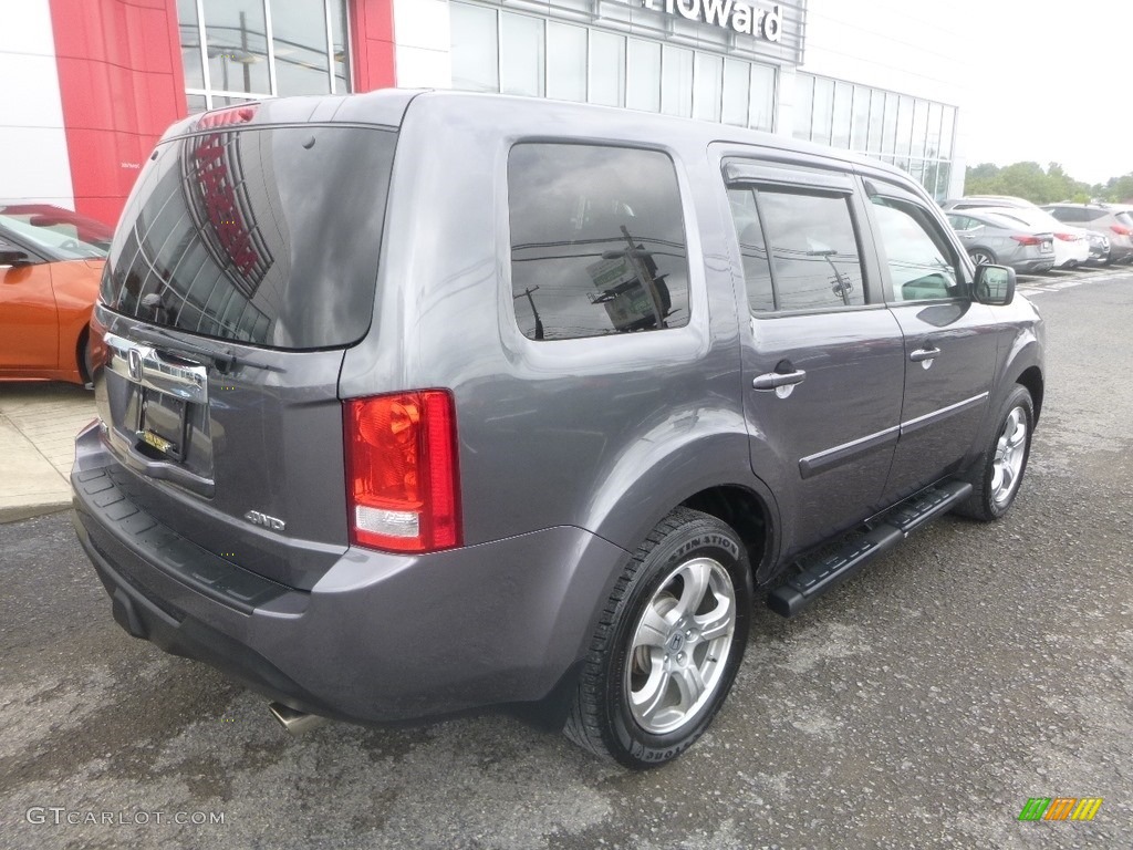 2015 Pilot EX 4WD - Modern Steel Metallic / Gray photo #4