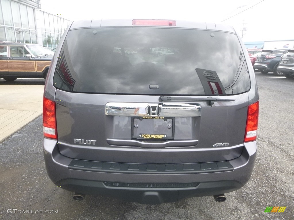 2015 Pilot EX 4WD - Modern Steel Metallic / Gray photo #5