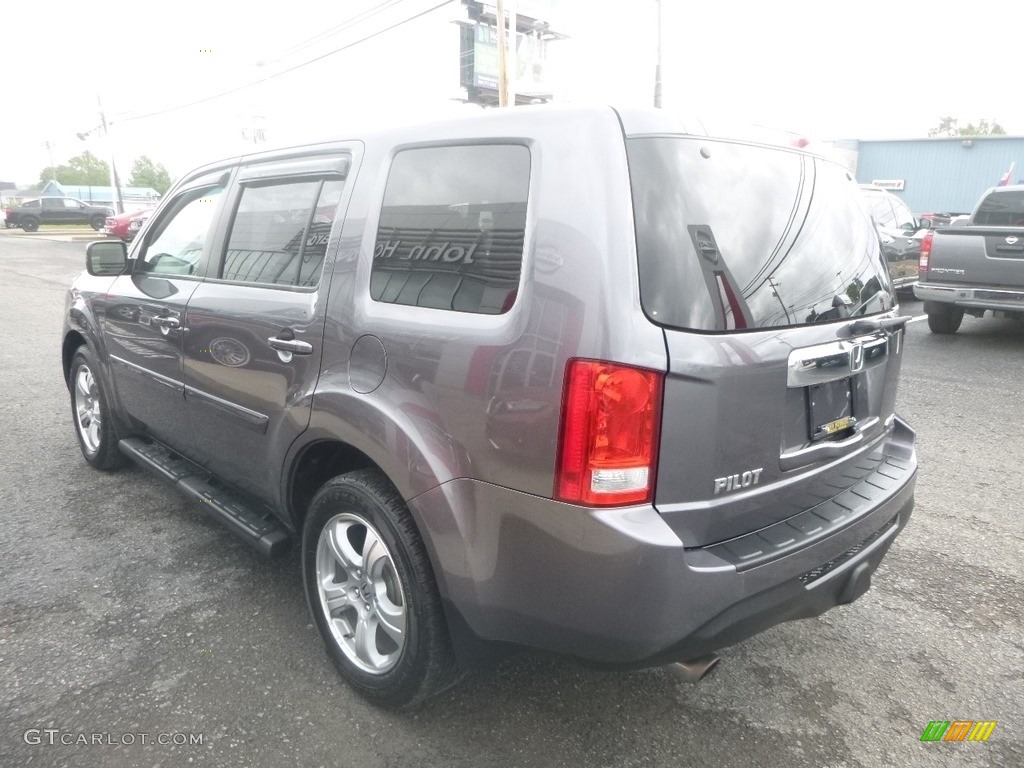 2015 Pilot EX 4WD - Modern Steel Metallic / Gray photo #6