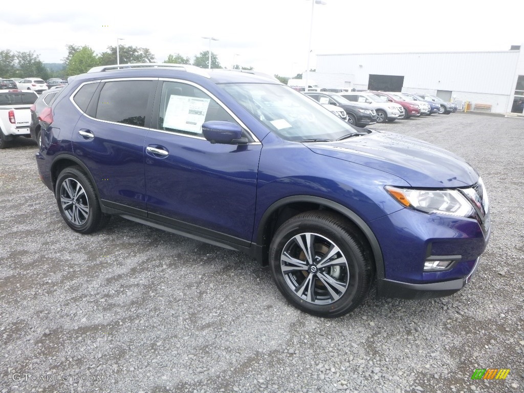 Caspian Blue 2019 Nissan Rogue SV AWD Exterior Photo #134720951