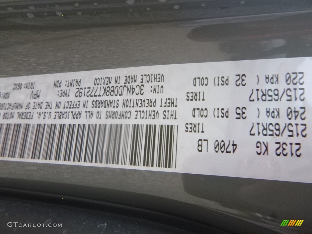 2019 Compass Color Code PDN for Sting-Gray Photo #134722361