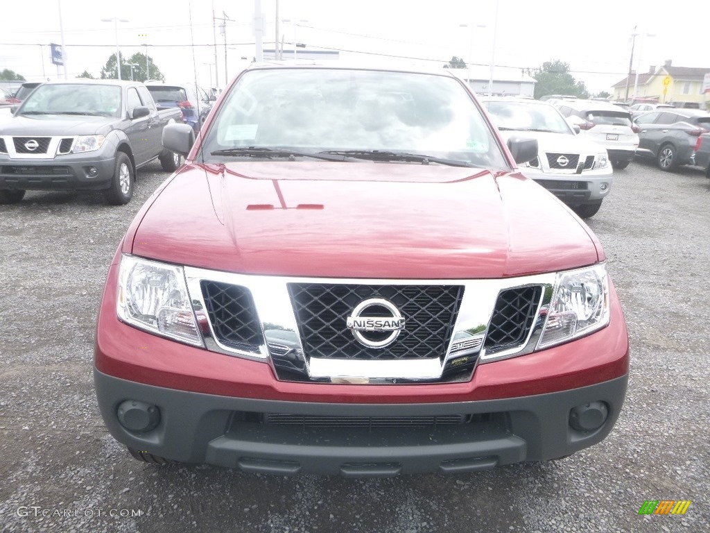 2019 Frontier S King Cab 4x4 - Cayenne Red / Steel photo #9