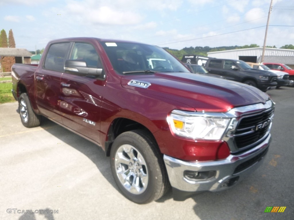 Delmonico Red Pearl 2020 Ram 1500 Big Horn Crew Cab 4x4 Exterior Photo #134723789