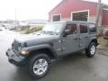 Front 3/4 View of 2020 Wrangler Unlimited Sport 4x4