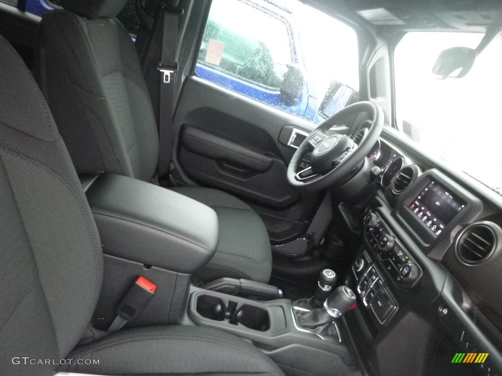 Black Interior 2020 Jeep Wrangler Unlimited Sport 4x4 Photo #134724146