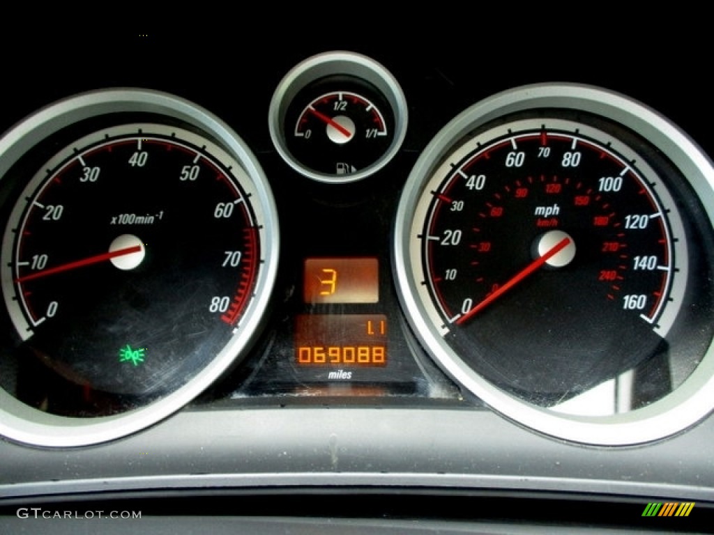 2008 Astra XR Coupe - Black Sapphire / Charcoal photo #18