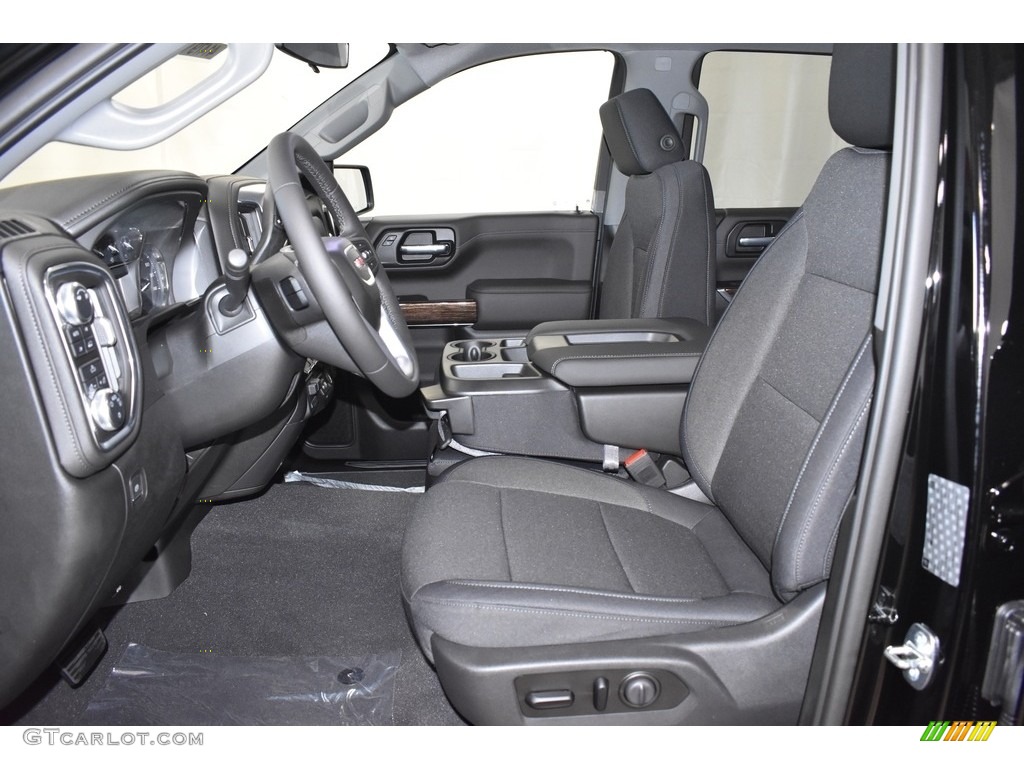 Jet Black Interior 2019 GMC Sierra 1500 SLE Crew Cab 4WD Photo #134727102