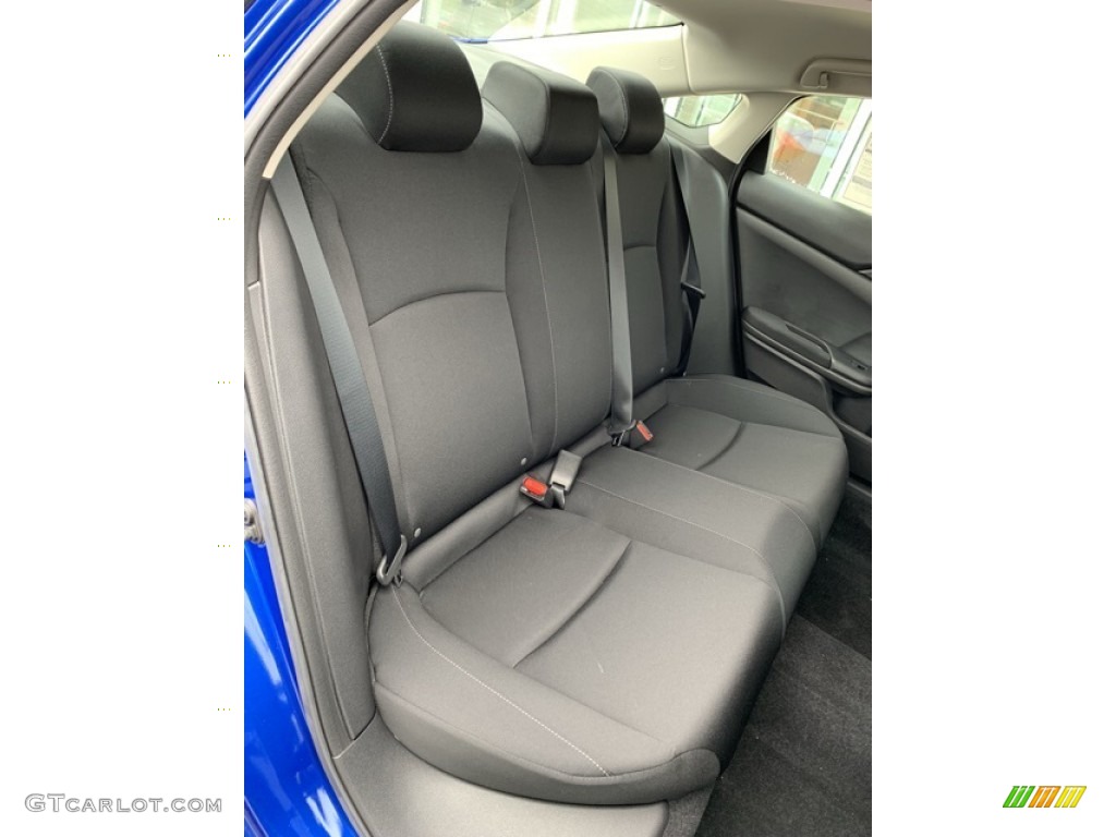 2019 Civic LX Sedan - Agean Blue Metallic / Black photo #23