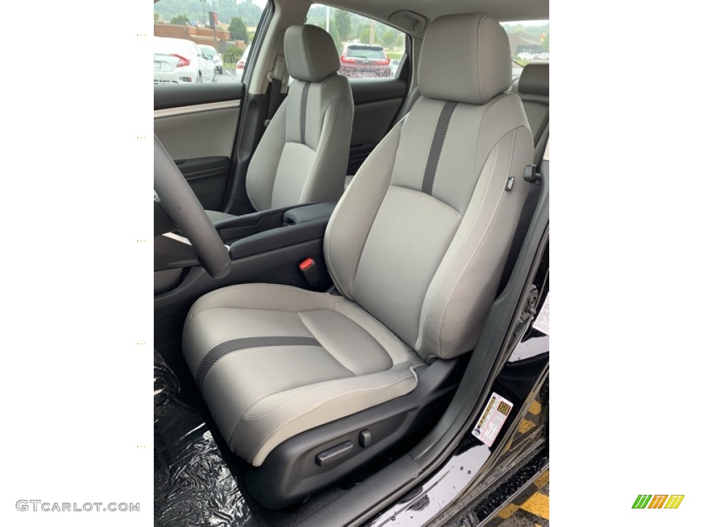 2019 Civic EX Sedan - Crystal Black Pearl / Gray photo #12