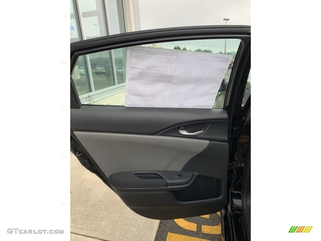 2019 Civic EX Sedan - Crystal Black Pearl / Gray photo #14