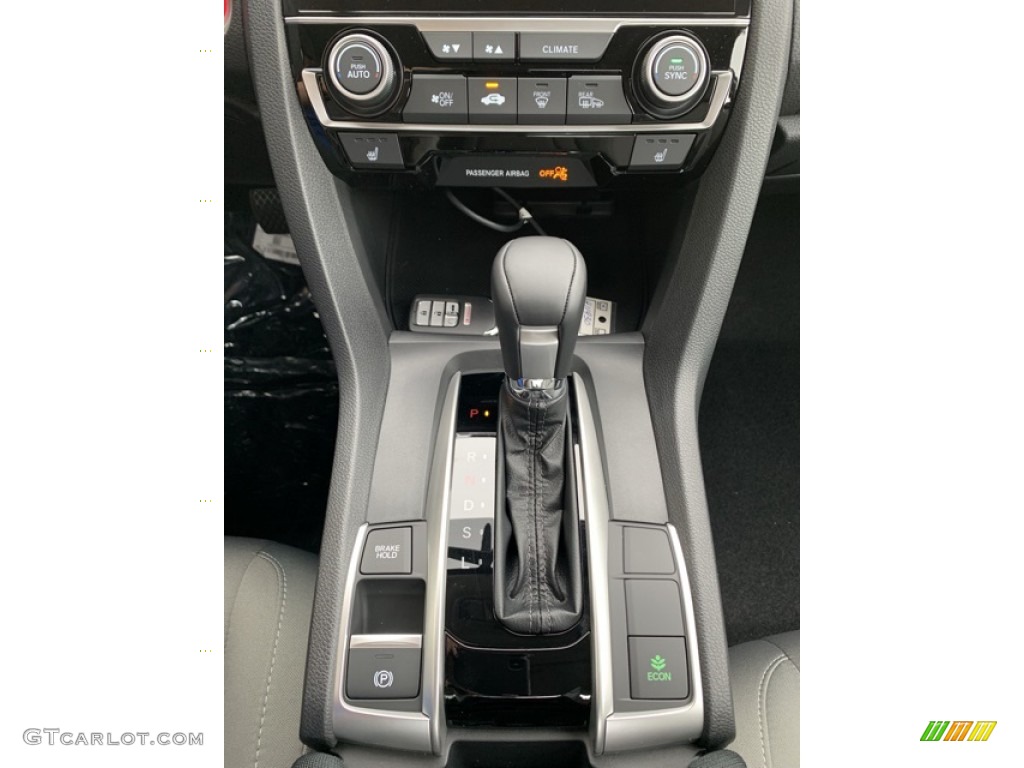 2019 Civic EX Sedan - Crystal Black Pearl / Gray photo #31