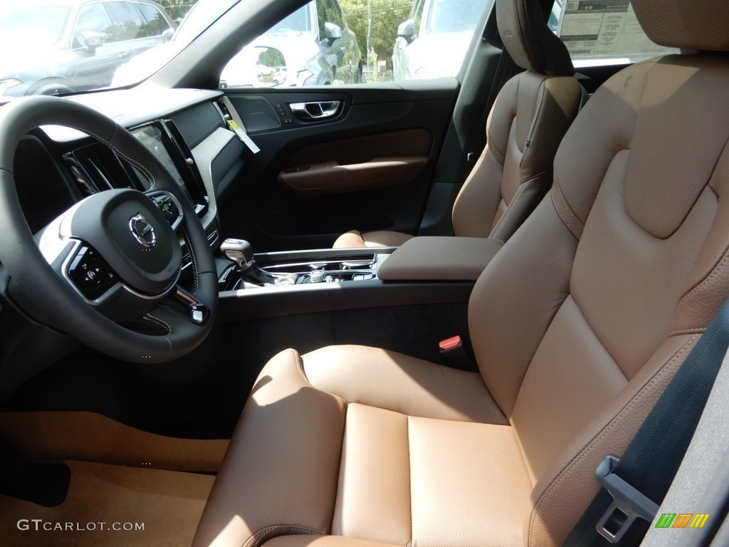 Maroon Brown Interior 2020 Volvo XC60 T6 AWD Inscription Photo #134729103