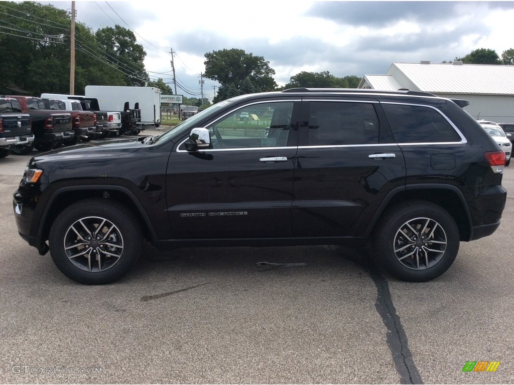 Diamond Black Crystal Pearl 2020 Jeep Grand Cherokee Limited 4x4 Exterior Photo #134729853