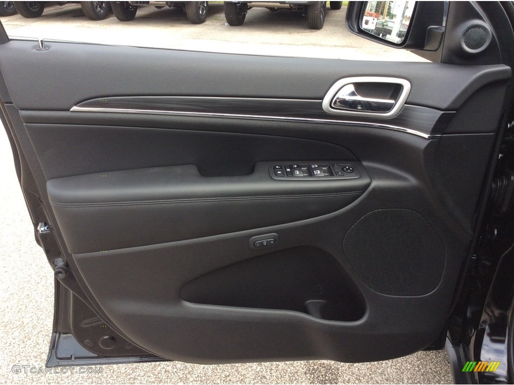 2020 Jeep Grand Cherokee Limited 4x4 Black Door Panel Photo #134729988