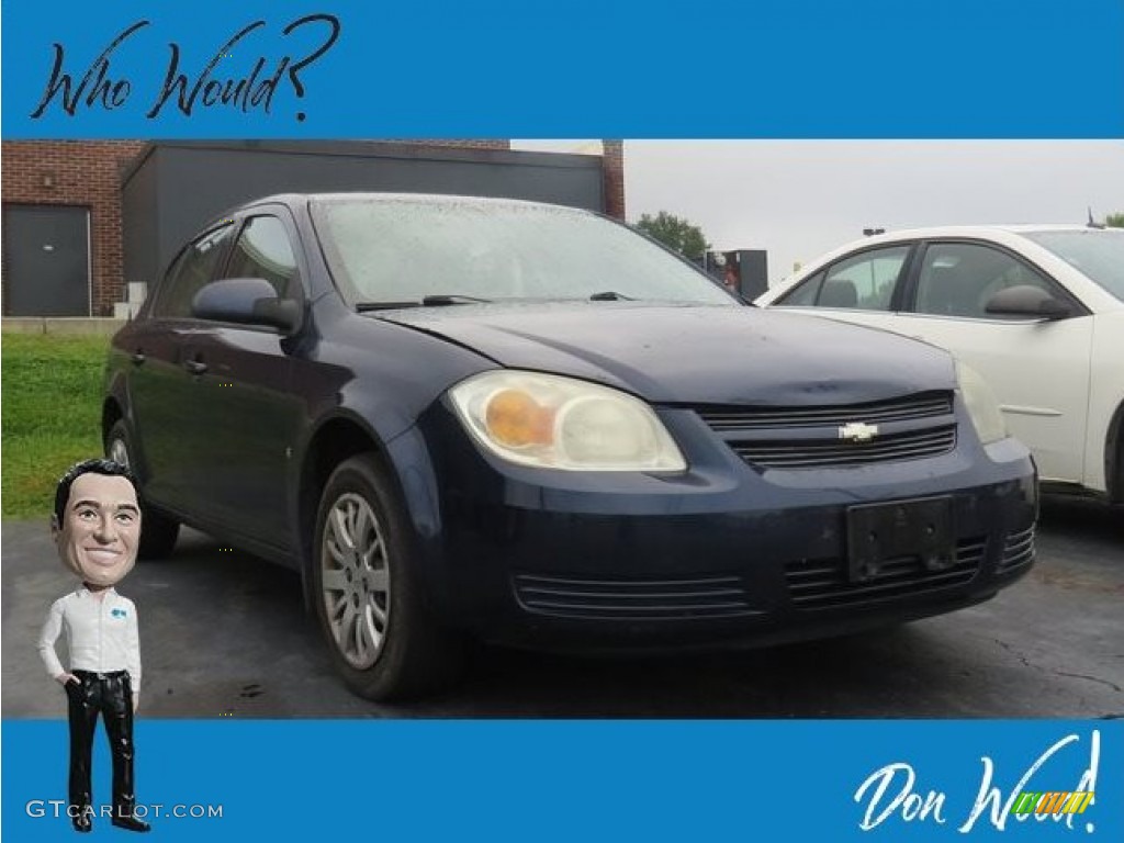 2009 Cobalt LT Sedan - Imperial Blue Metallic / Ebony photo #1