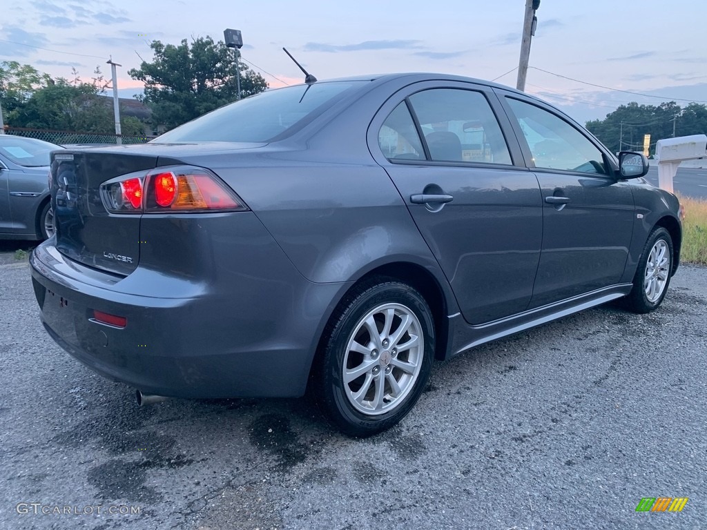 2010 Lancer ES - Apex Silver Metallic / Black photo #3
