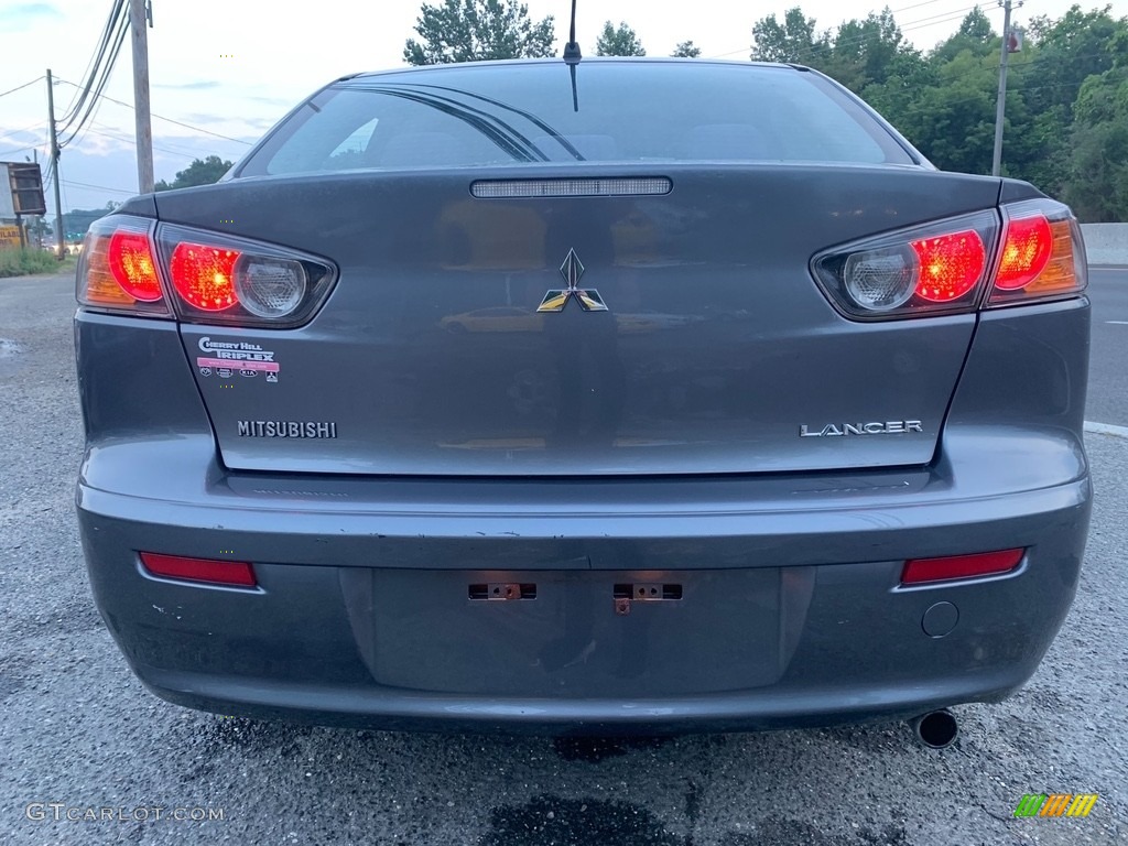 2010 Lancer ES - Apex Silver Metallic / Black photo #4