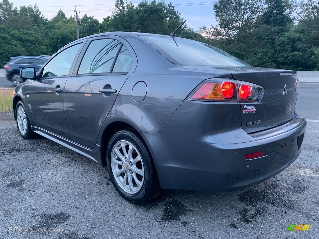 2010 Lancer ES - Apex Silver Metallic / Black photo #5