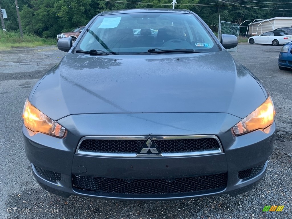 2010 Lancer ES - Apex Silver Metallic / Black photo #7