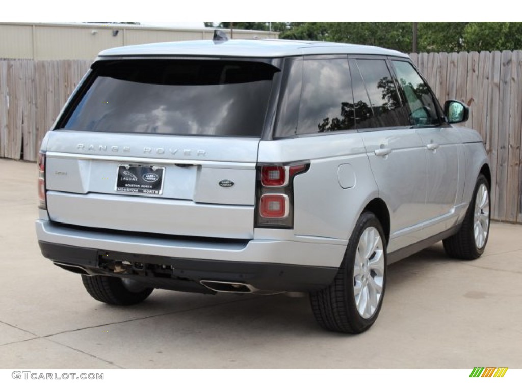 2019 Range Rover HSE - Indus Silver Metallic / Ebony/Ebony photo #8