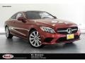 designo Cardinal Red Metallic 2019 Mercedes-Benz C 300 Coupe