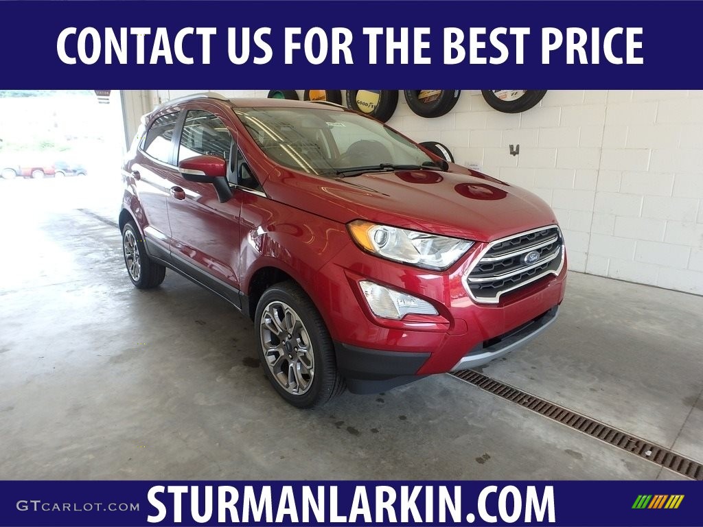 2019 EcoSport Titanium 4WD - Ruby Red Metallic / Ebony Black photo #1