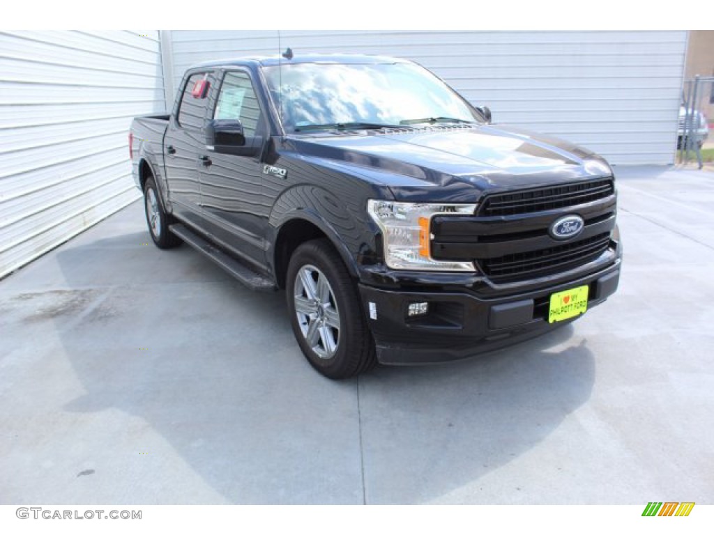 2019 F150 Lariat SuperCrew - Magma Red / Black photo #2