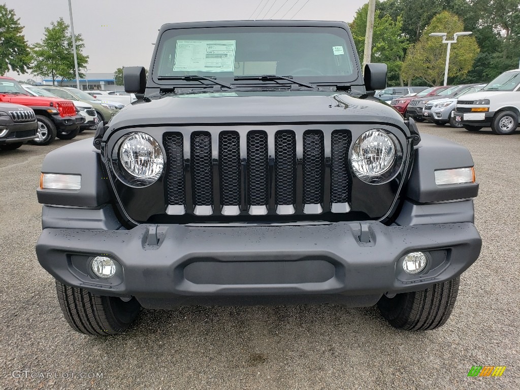 Black 2020 Jeep Wrangler Unlimited Sport 4x4 Exterior Photo #134738019