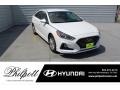 2019 Quartz White Pearl Hyundai Sonata SE  photo #1