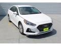 2019 Quartz White Pearl Hyundai Sonata SE  photo #2