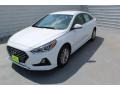 2019 Quartz White Pearl Hyundai Sonata SE  photo #4