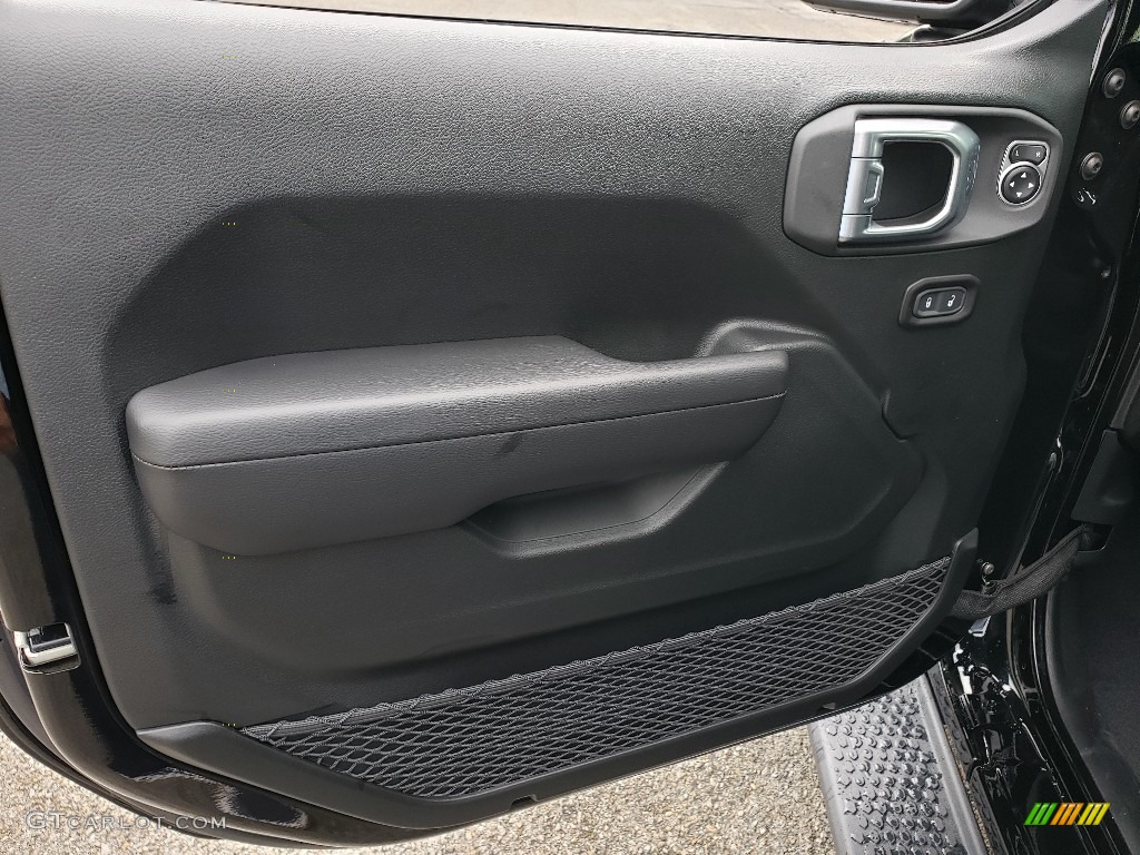 2020 Jeep Wrangler Unlimited Sport 4x4 Black Door Panel Photo #134738142
