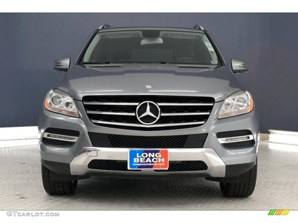 2013 ML 350 4Matic - Steel Grey Metallic / Black photo #2
