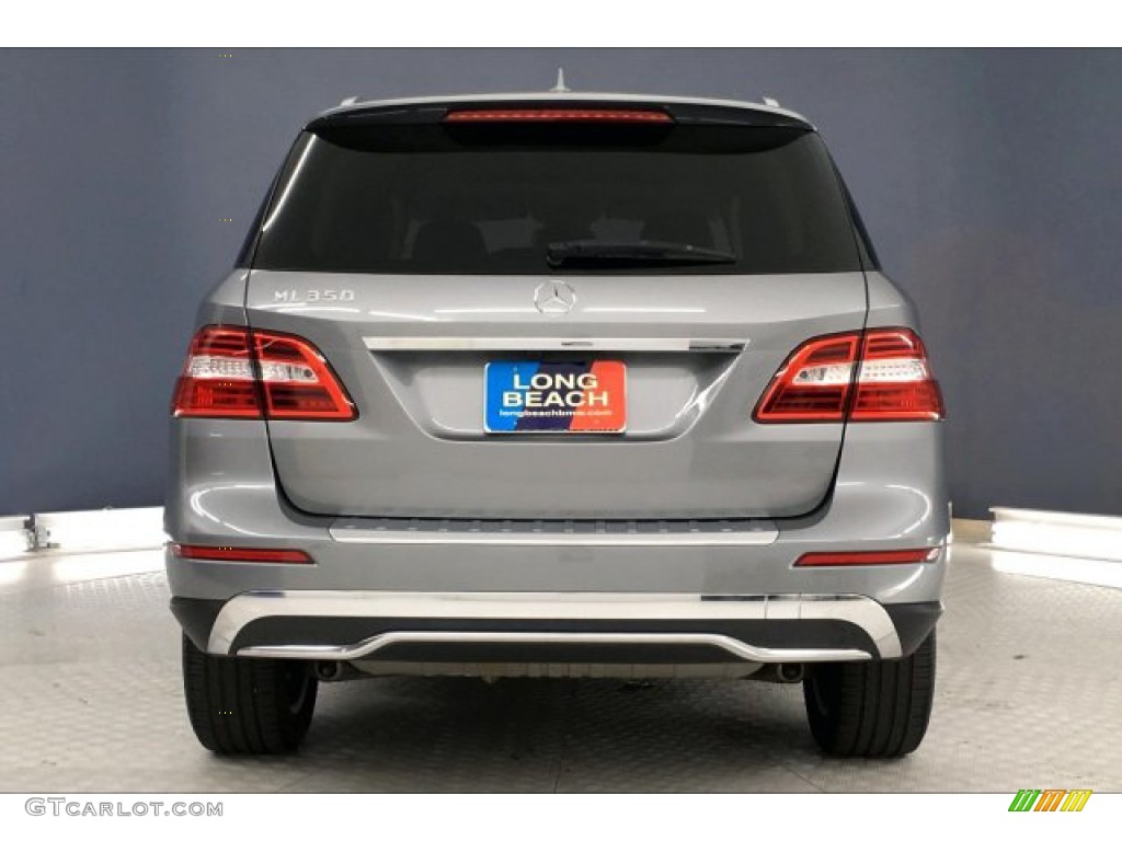 2013 ML 350 4Matic - Steel Grey Metallic / Black photo #3