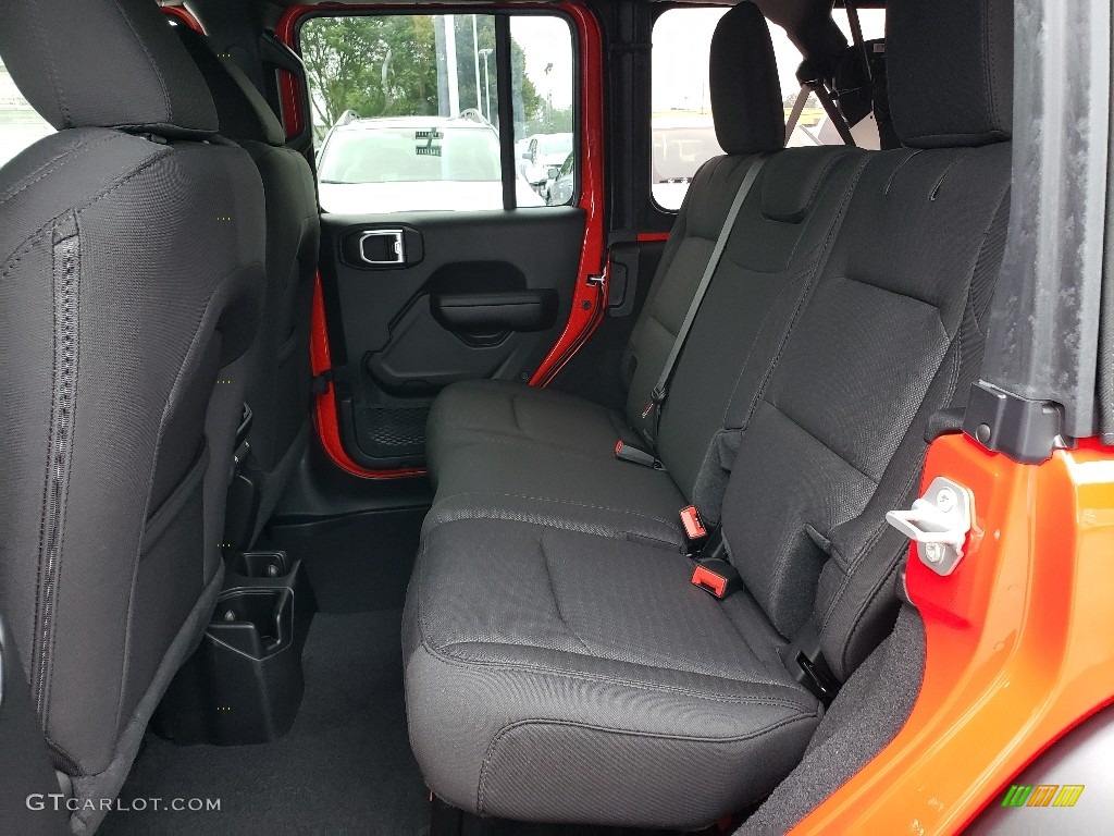 Black Interior 2020 Jeep Wrangler Unlimited Sport 4x4 Photo #134738547